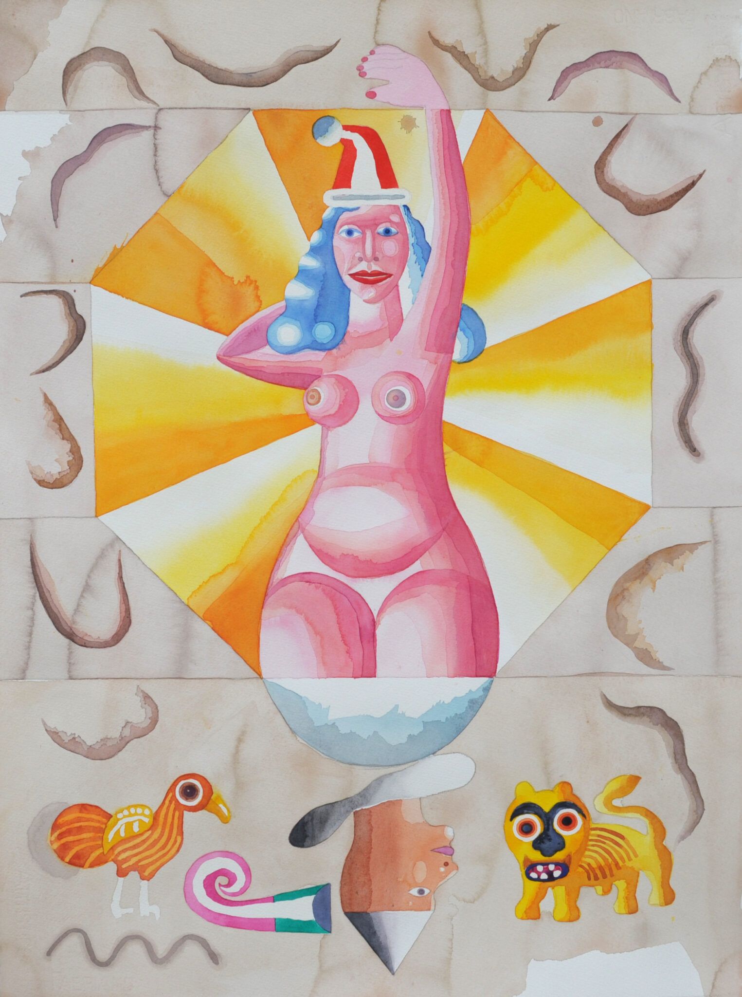 1d Sve je poslo naopacke, 75x53, akvarel, 2010